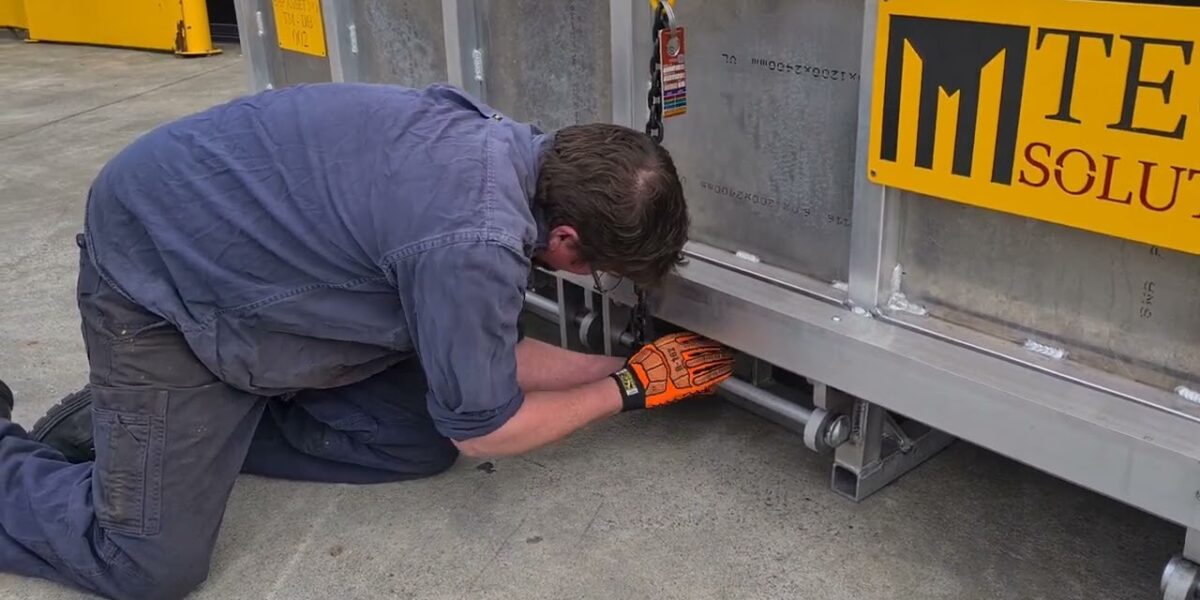 Techmine Drop Bottom Bin